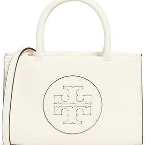 NWT Tory Burch Women's Ella Bio Mini Tote (White)